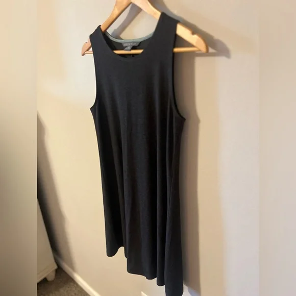 Free Fly Bamboo Flex Tank Dress Woman Heather Black Medium Sundress - Picture 6 of 8
